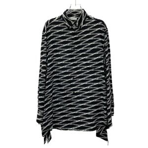 Balenciga Black and White Patterned Shirt